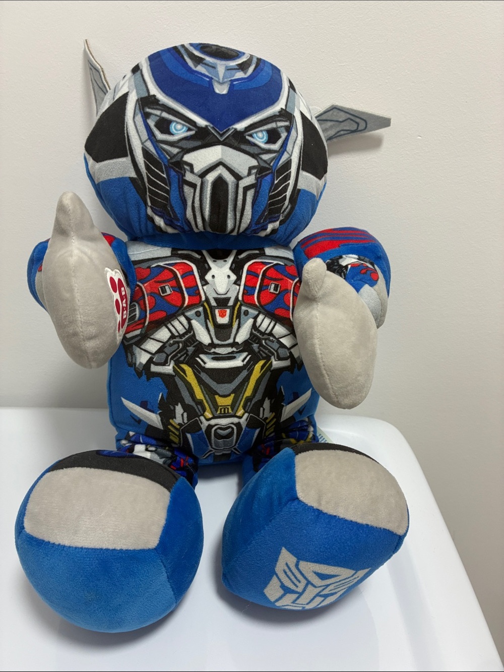 Build-A-Bear Workshop Transformers Optimus Prime Plush Stuffed Animal!